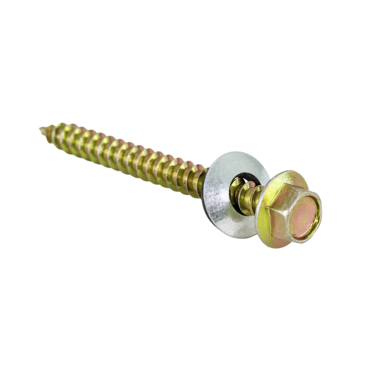 Tornillo Autoperforante Hexagonal T17 (MADERA) 12 x 2.1/2 acero al carbono de alta resistencia.