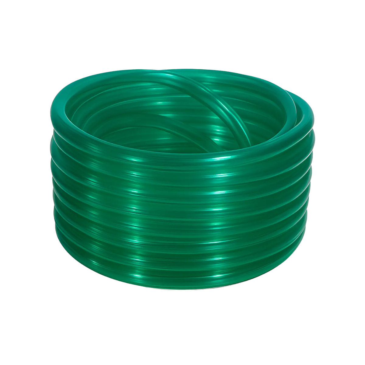 CAÑO RIEGO CRISTAL REFORZADO VERDE 1/2 x 25